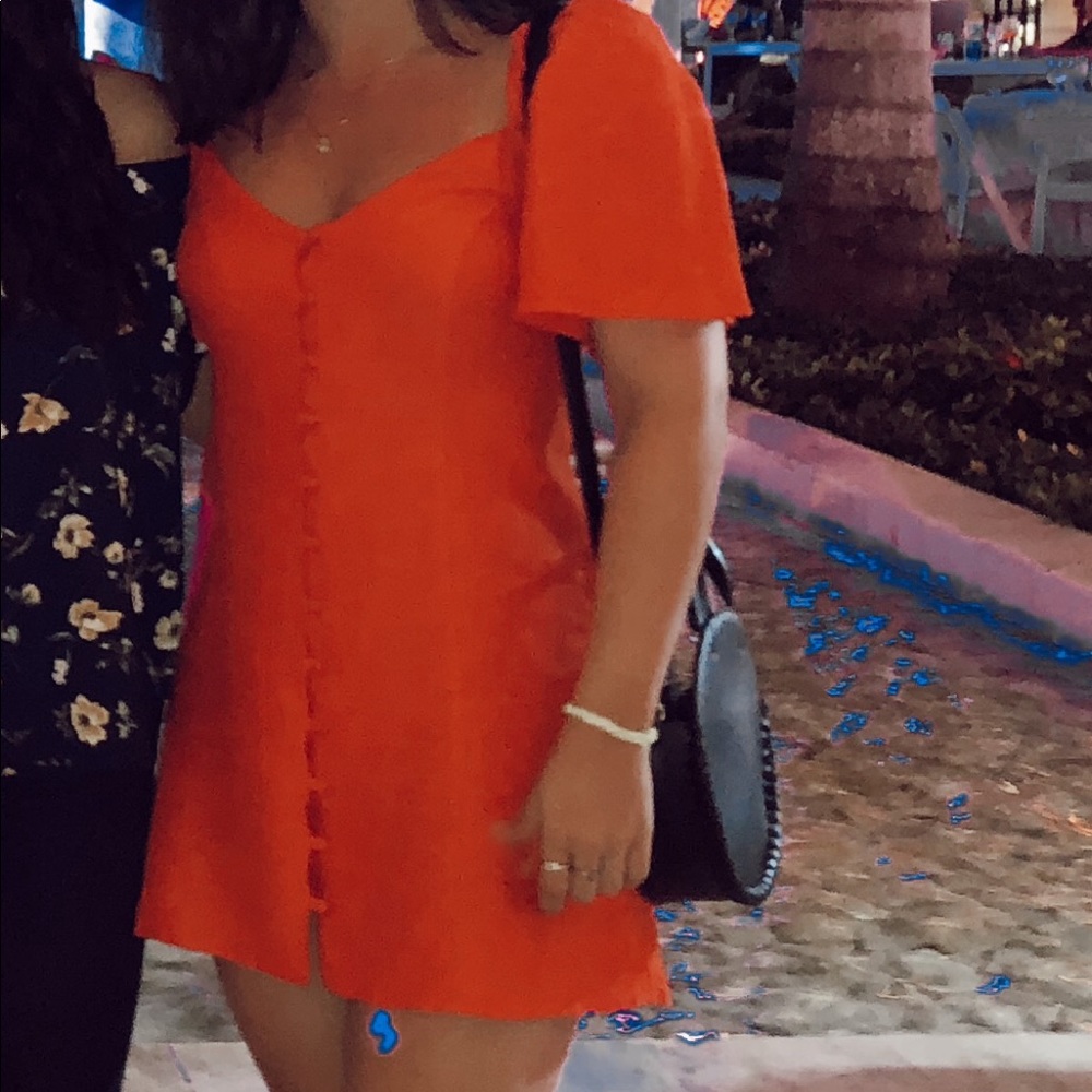 ZARA BRIGHT RED Mini Dress